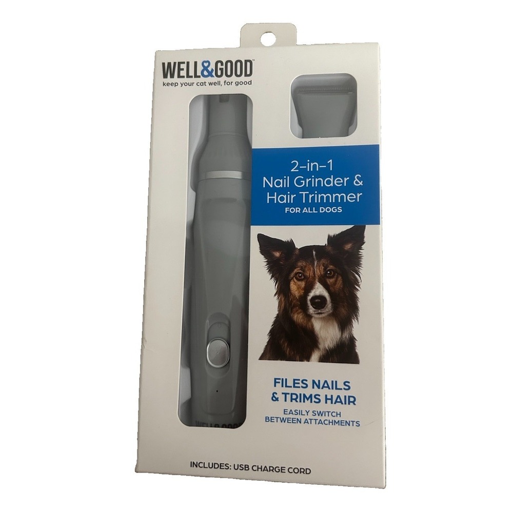 Well & Good 2-in-1 Nail Grinder & Hair Trimmer for Dogs A-28
